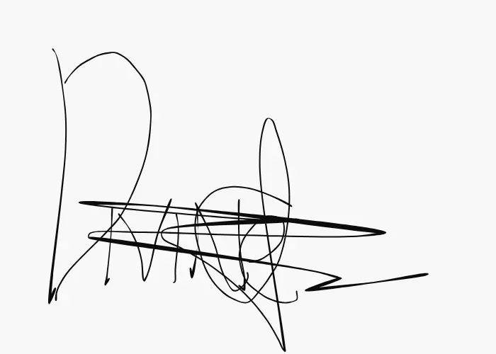 my signature